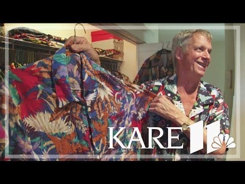 Pine City man wears handmade themed shirts from his wife – and he has over 250 of them