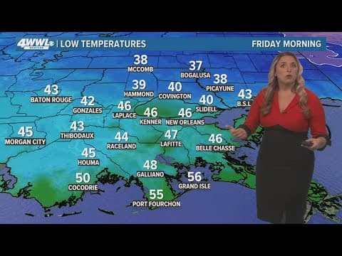 New Orleans Weather: Gradually warming up through this weekend