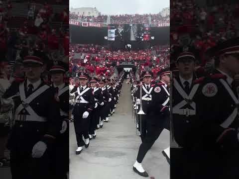 Ohio State Marching Band enters Ohio Stadium #shorts