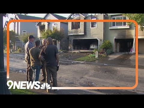 Three killed after plane crashes into Oregon townhomes