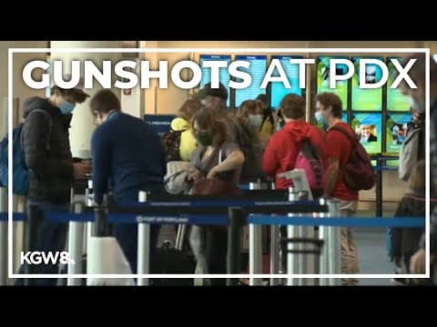 Police: Woman in custody after firing gun at Portland airport