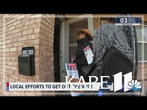 Last minute local push to get out the vote