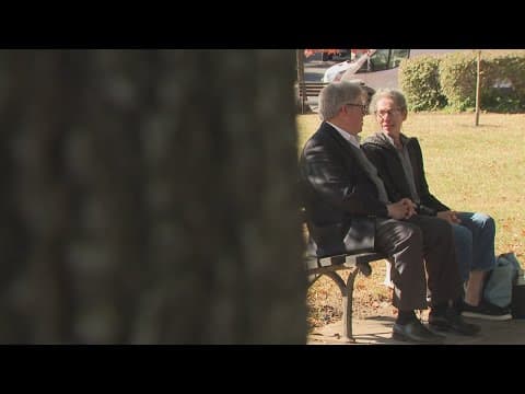 Strangers on a bench: Finding common ground in a divisive election week