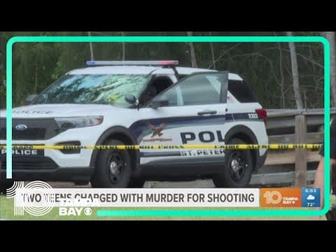 2 teens charged with murder for St. Pete shooting
