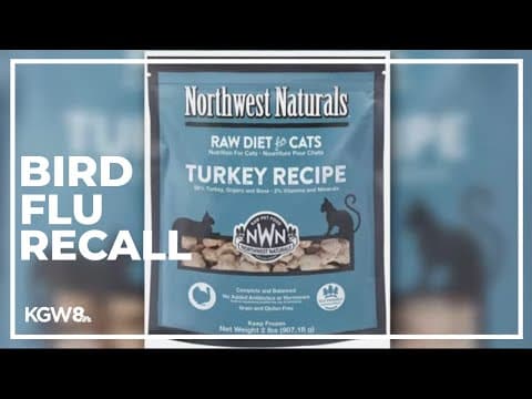 Portland pet food brand recalls cat food after tests positive for bird flu
