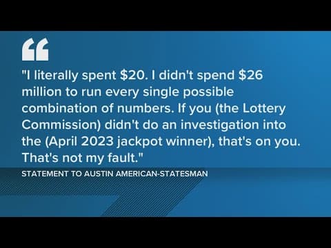 Why this Texas lotto jackpot winner can't claim her prize