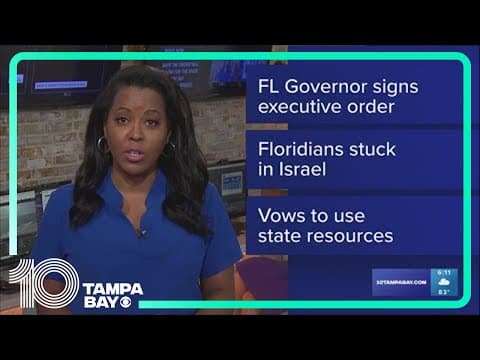 DeSantis issues executive order to bring Floridians home from Israel