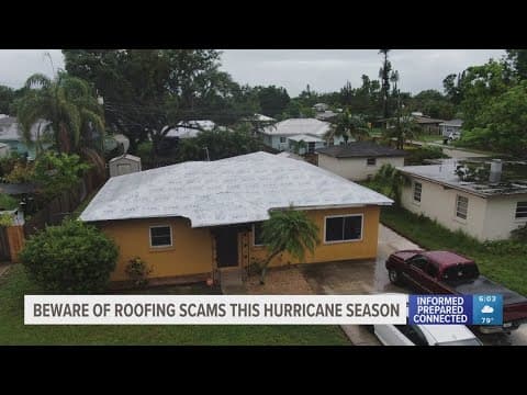 Homeowners in limbo after being scammed by roofing company — but company claims it was scammed too