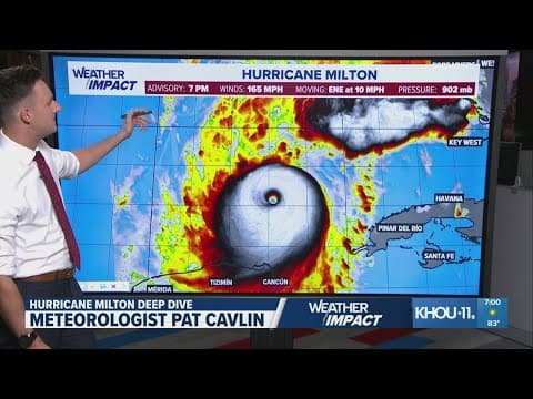 KHOU 11 Meteorologist Pat Cavlin takes deep dive into Hurricane Milton as storm approaches Florida