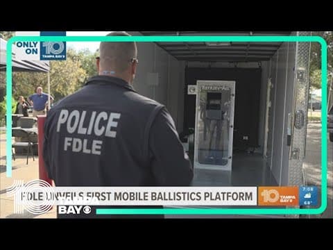 FDLE unveils first mobile ballistics platform