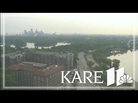 TIMELAPSE: Watch as the air quality worsens over the Twin Cities on Wednesday.