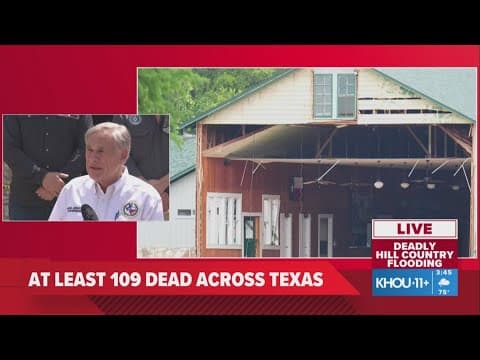 7/8 afternoon update: Gov. Abbott says 161 missing in Texas floods