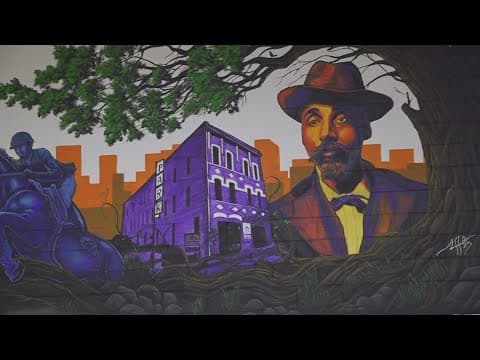 New mural honors Knoxville's first Black millionaire