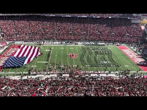 National Anthem on Military Appreciation Day | Ohio State vs. Purdue