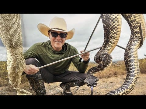 'The Snake Wranglers' train firefighters how to catch and save rattlesnakes