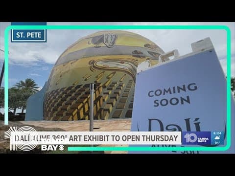 Dalí Alive 360°: New multi-sensory art exhibit opens Thursday in St. Pete