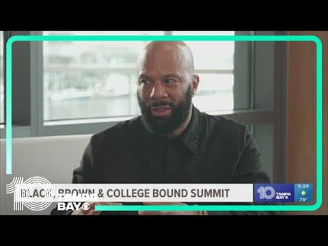 Rapper and activist Common speaks at National Black, Brown & College Bound Summit