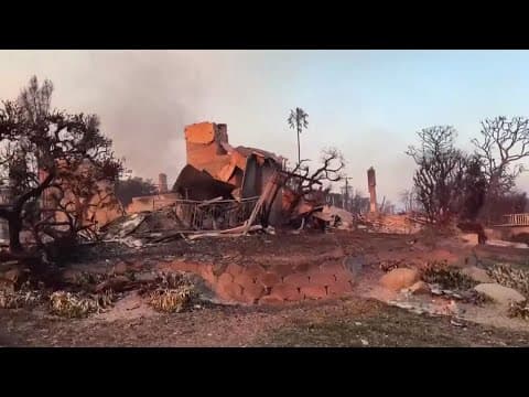 Death toll rises as wildfires in LA rage on