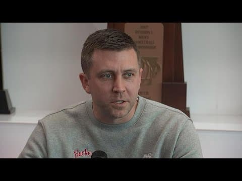 Ohio State men's basketball head coach Jake Diebler talks about expectations for next season
