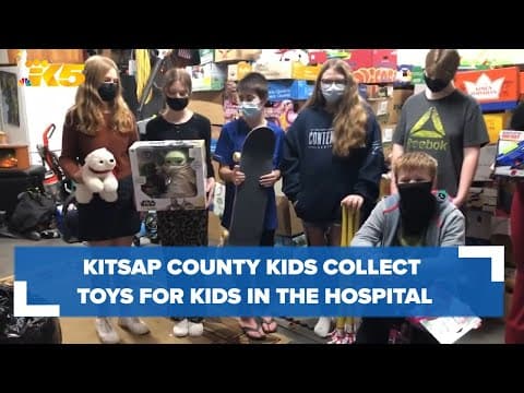 Kitsap County kids collecting toys to give to children in the hospital