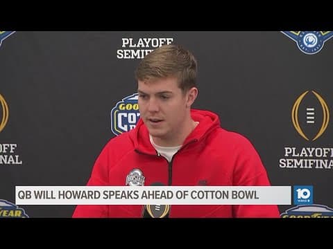 Will Howard pregame press conference: Ohio State vs. Texas | College Football Playoff