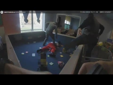 Police capture suspect who forced his way into Ohio day care center during pursuit