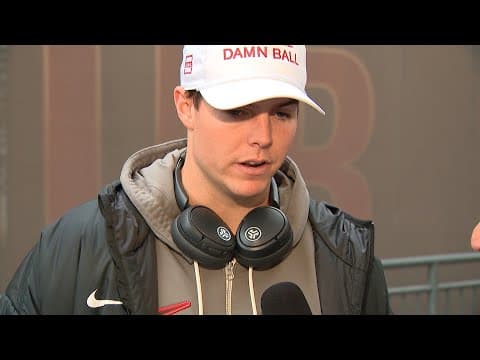 Will Howard discusses win over Indiana | Ohio State vs. Indiana