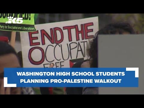 Washington high school students to join walkouts