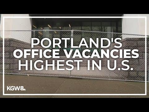 Office vacancy rate is nearly 30% in Portland, report says