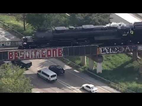'Big Boy' stream locomotive arrives in Houston