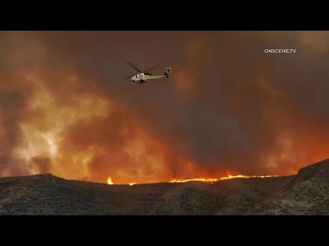 Hughes Fire of LA County explodes to over 10,000 acres
