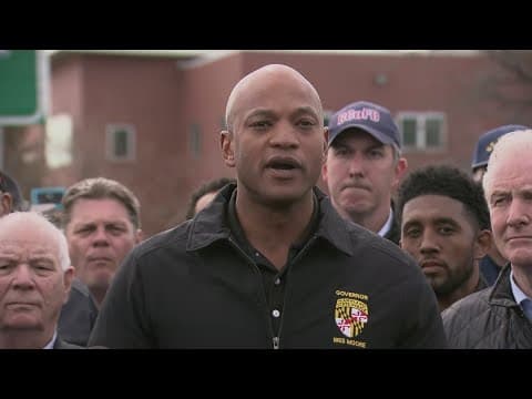WATCH: Gov. Wes Moore gives an update on the Baltimore bridge collapse