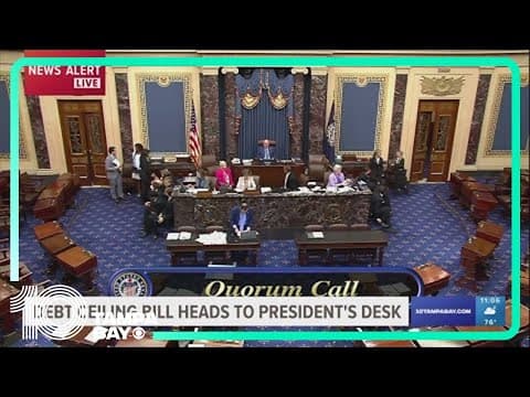 Senate passes debt ceiling bill in late-night vote