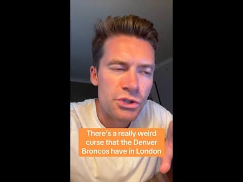 The Broncos have a ‘London curse.' Scotty Gange explains.