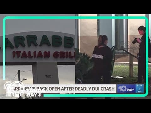 Carrabba's reopens in Tampa after crash into restaurant