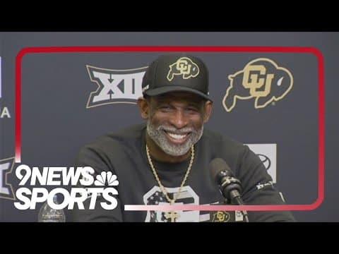 Deion Sanders speaks after Colorado's big win over Utah