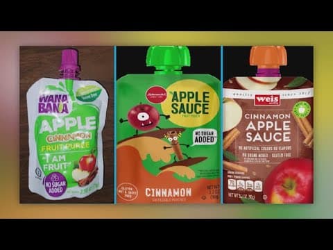 Contaminated applesauce pouches not properly tested according to the FDA