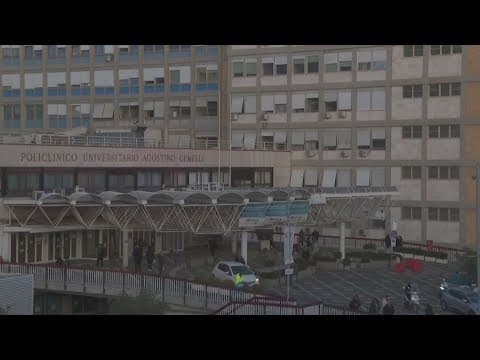 Pope Francis rests well overnight after being hospitalized in critical condition