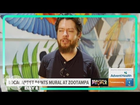 Beautiful People: Artist behind new mural at ZooTampa