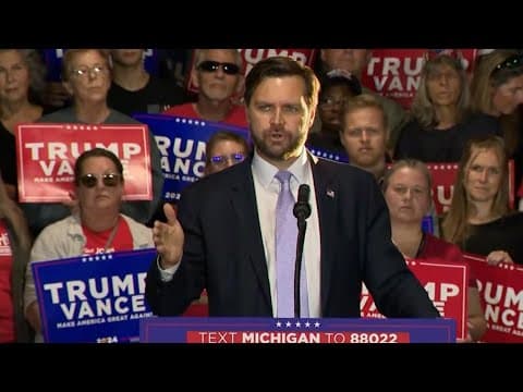 JD Vance full speech at campaign event in Traverse City, MI (Sept. 25, 2024)
