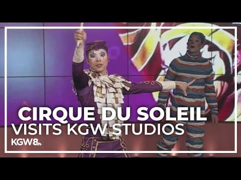 Cirque du Soleil performers stop by KGW studios