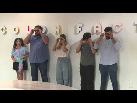 Colorblind glasses helping Houstonians see the rainbow