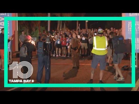 Hero Florida Highway Patrol Trooper Toni Schuck honored at Skyway 10K 2023