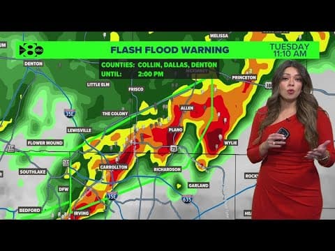 DFW Weather: Flash flood warnings issued in North Texas