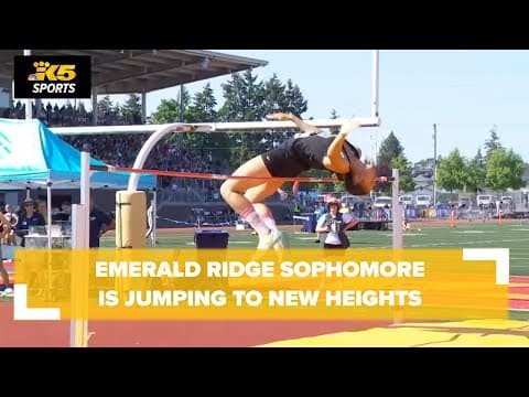 Emerald Ridge sophomore JaiCieonna Gero-Holt is jumping to new heights