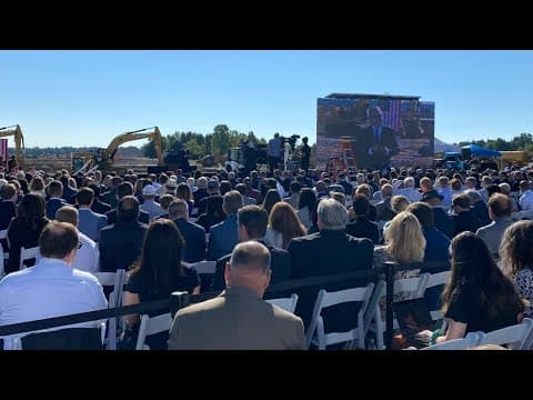 Intel groundbreaking ceremony underway in New Albany, Ohio