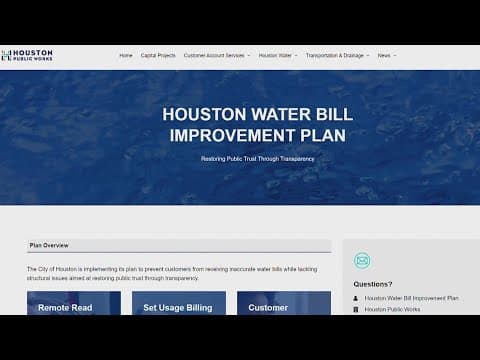 Houston residents to soon see big difference in how their bill is calculated, mayor says