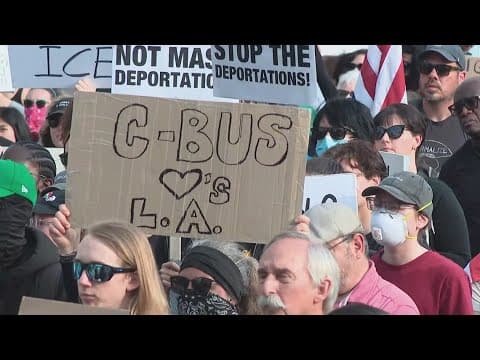 Columbus protestors rally against ICE raids