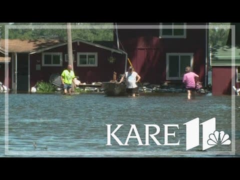 Waterville residents wait for water to drop