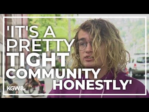 Portland prepares to sweep youth homeless camp outside of downtown nonprofit